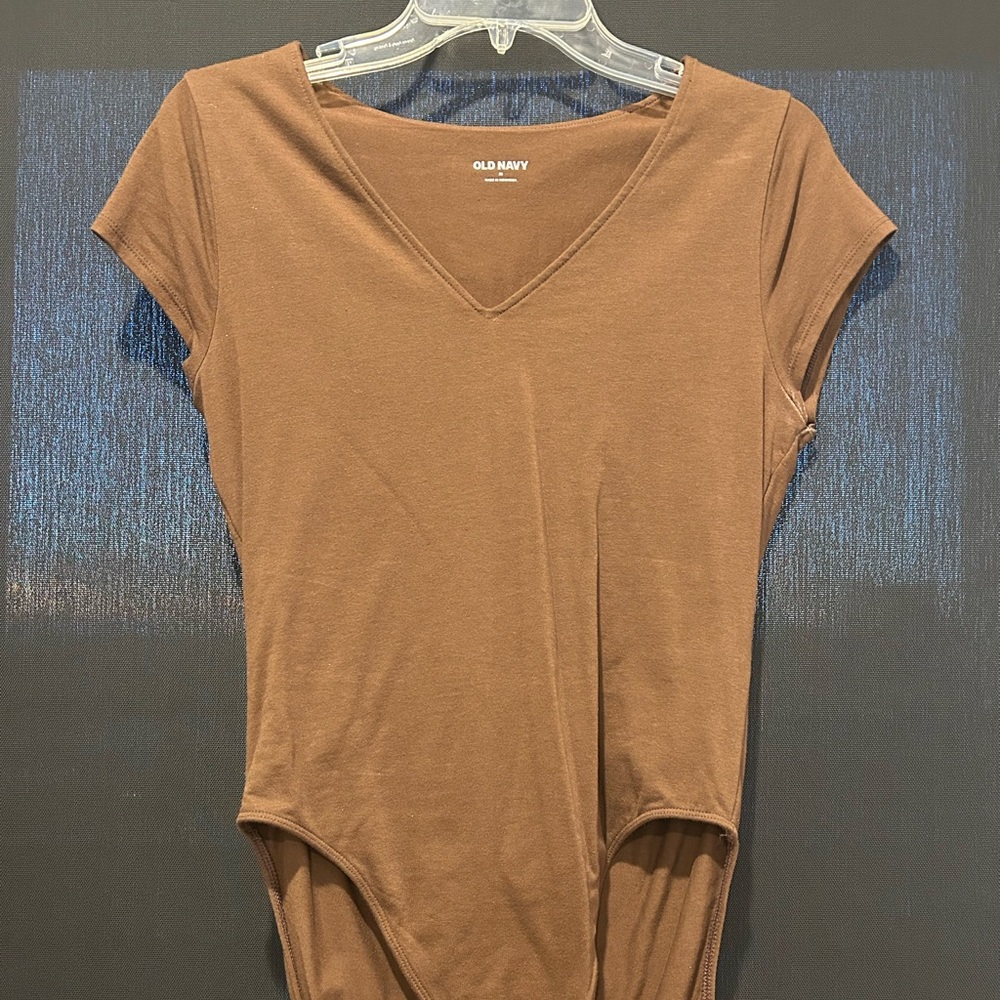 Brown tee shirt body suit